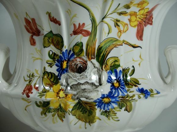 Ceramiche Barettoni Nove - COPPIA DI VASI IN CERAMICA ANTICA DEL NOVECENTO ANTIQUARIATO VINTAGE